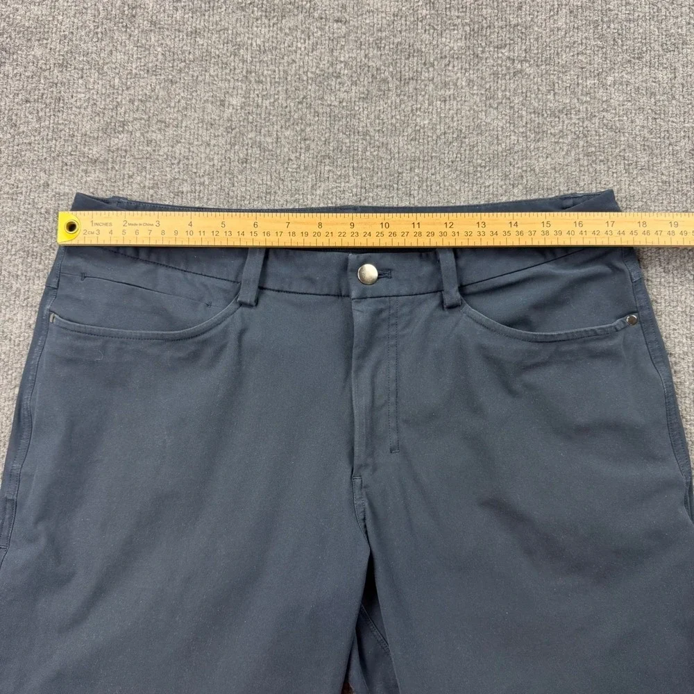 Lululemon ABC Classic Fit Pants‎ 34x31 Navy Warpstreme 5 Pocket